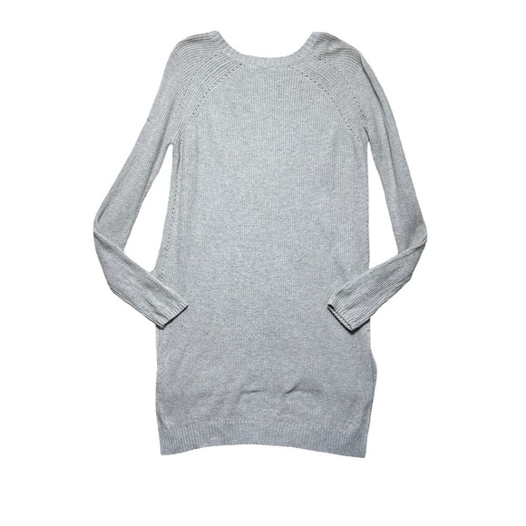 Moth Anthropologie Cream Long Sleeve Knit Hi-Low Tunic Pullover US XS - Picture 9 of 9